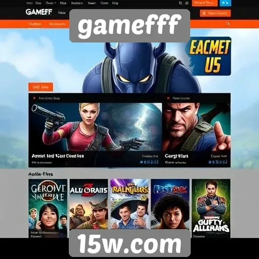 Dicas de navegação no site gamefff