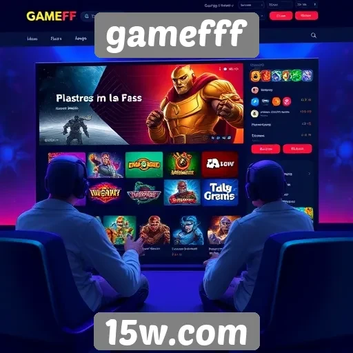 Experiência de usuário no site gamefff em foco